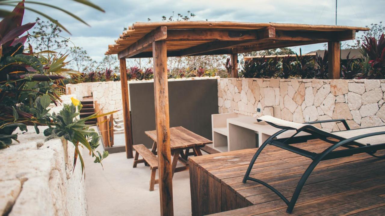 Vida Jungle Boho Apart 13 With Special Fee To Access Hotel Bardo Tulum Esterno foto